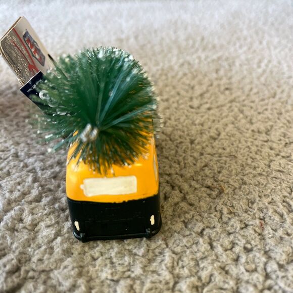 Green Bay Packers Christmas Ornament Retro Bus Green Gold Holiday Tree Foco - Picture 5 of 10
